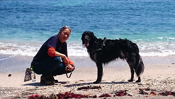 visions代表　廣瀬佐知子　愛犬ルース